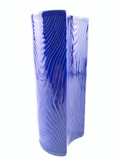 Rare Retro cobalt Blue Hutschenreuther vase