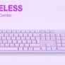 Wireless Keyboard & Mouse Set - brand new, never used (Purple) Image 6