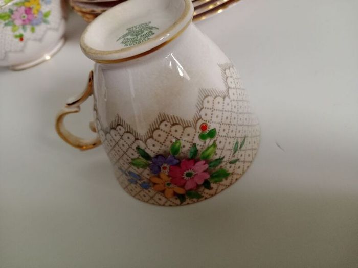 Vintage china tea set, Tuscan china , pink china lot