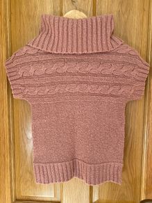 Girl's Dusty Pink Neck Jumper | Dunnes Stores | Size: 9-10 years