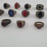 Old World Antique Mixed Brass Artisan Lot of 15 Rings Image 10