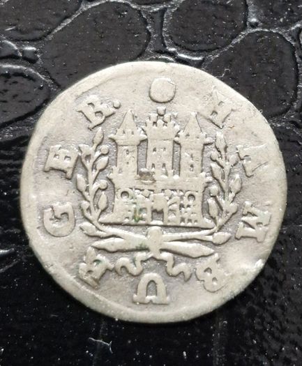 Germany 1727 Silver 1 Schilling Hamburg, Free Hanseatic city of