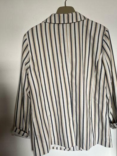 Only Tailoring Ladies striped blazer fully lined size Eur 40 - new