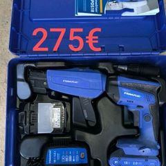 Rawlplug drywall screw gun 3 batteries