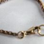 Vintage 9ct 375 YELLOW GOLD BOX CHAIN 16,7" necklace  links spring ring clasp 7,3g Image 10