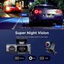 4K Wifi  Dual Dash Cam Front and Rear  WIFI, Night Vision, Parking Monitor Image 3