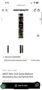 NEST New York Santa Barbara Strawberry Eau de Parfum 8ml