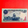Malaysia  1 Ringgit. 1989. Pick. 27b  ( Uncirculated). Image 2