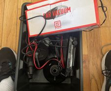 Car vacuum Sony stereo battery charger funnel