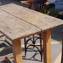 Vintage Rustic Pine Bar Table Image 4