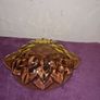 Antique amber glass bowl Image 5