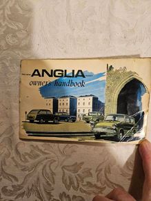 Ford Anglia  Vintage Owners Manual.  In Good Condition.  See Photos For Same.