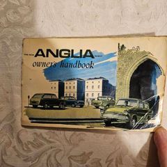 Ford Anglia  Vintage Owners Manual.  In Good Condition.  See Photos For Same.