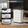 Dehumidifiers for Home, 12L/Day Dehumidifier for Bedroom with Automatic Humidity Sensor Auto Defrost 24H Timer, Continuous Drainage Ultra Quiet Dehumidifiers for Drying Clothes Damp Image 7