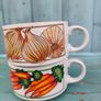 2 x Vintage Soup Mugs/Bowls Image 2