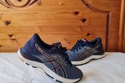 asics gel flux 5 Navy Size 6 eu 39.5 in like new condition