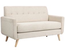 Loveseat, comfortable, 134x71x82 cm, Beige