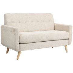 Loveseat, comfortable, 134x71x82 cm, Beige