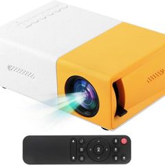 MINI Projector Portable Home Theater Smart TV Laser Beamer 3D Cinema LED Video projector for Movie Via HD Port