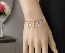 Authentic Christian Dior Charm Bracelet Silver