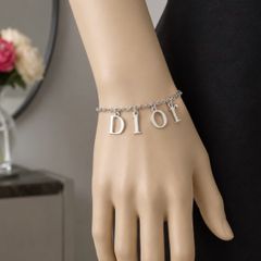 Authentic Christian Dior Charm Bracelet Silver