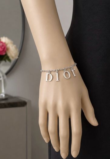 Authentic Christian Dior Charm Bracelet Silver