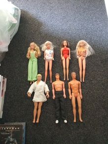 vintage barbie and ken dolls