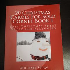 Cornet trumpet xmas Music book