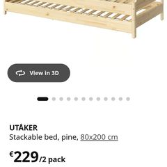 Stacking beds (IKEA)