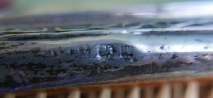 Antique 1800s Sterling Silver Cloth Brush, Art Deco Cloth Brush, 1800s - 97,8g