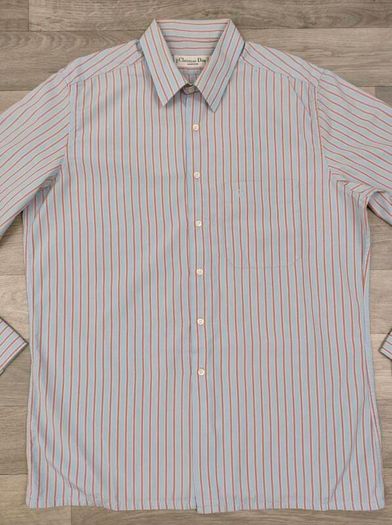 Vintage Christian Dior Monsieur Stripes Shirt Men's Large