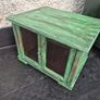 Small Vintage style  2 glass door counter  cabinet Image 2