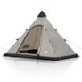4 Person Teepee Tent Ground Pan Insect Screen Headroom Waterproof Image 2