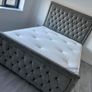 New Double & King Size Bed Frame With Mattress Opt Image 4