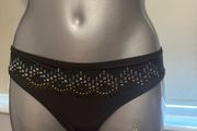 BNWT Dunnes Stores  Brown High leg swimming bottoms size UK8 EU36 Free post