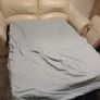 leather couch/ pull out bed Image 5