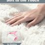 160x230 cm Large Area Carpet Fluffy Washable Soft Shaggy Anti Slip Modern Decor Mat for Bedroom Lounge Kids Nursery Room, Cream Image 2