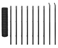 Euro Fence Steel 10x1.2 m Grey
