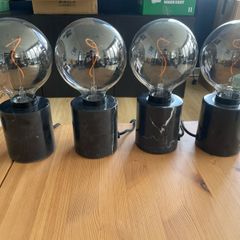 4 Ikea Markfrost Lamps With Molnart Bulbs