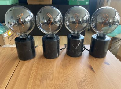 4 Ikea Markfrost Lamps With Molnart Bulbs