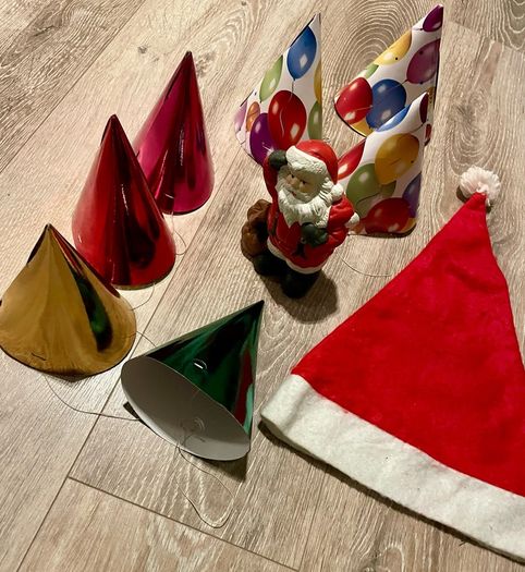 Christmas decoration hats Santa