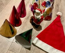 Christmas decoration hats Santa