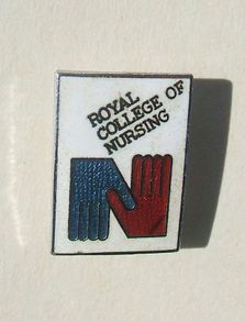 Royal College of Nursing (RCN) - membership badge (1980's)