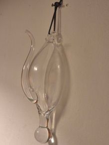 Vintage Skruf Sweden Glass Water Barometer / Thunder Bottle (MCM)