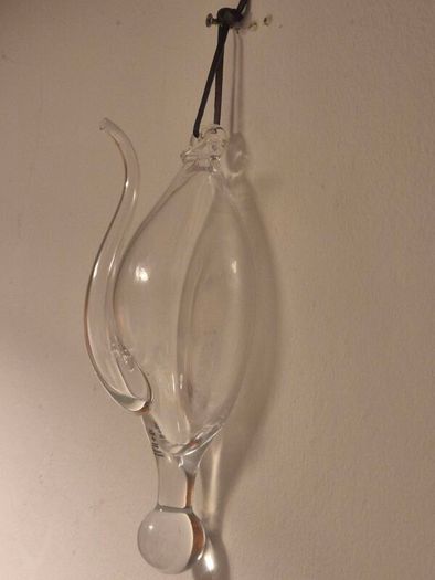 Vintage Skruf Sweden Glass Water Barometer / Thunder Bottle (MCM)