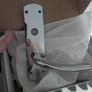 Smith & Locke Corfe Fire Rated WC Door Handles Pair Polished Chrome Image 2
