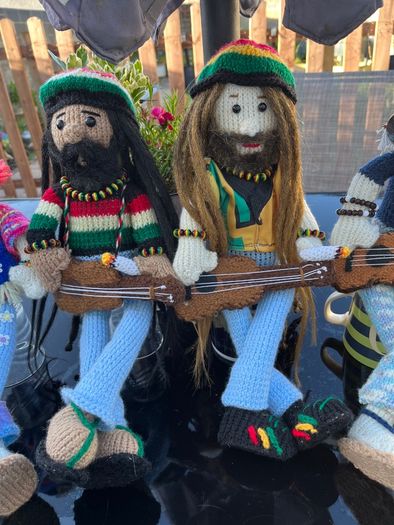 Hand Made Shelf Sitters PlayStation Gamers Rasta