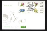 2010 Ireland Wild Flowers SOAR (Stamp on a roll) An Post First Day Cover (FDC)