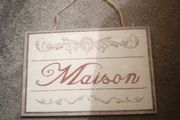shabby chic home sign