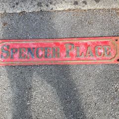 Street Sign Spencer Place